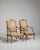 Wood Pair of Louis XV Giltwood Armchairs with Tapestry Upholstery, Rococo Style, France, 19th Century For Sale - Image 7 of 12