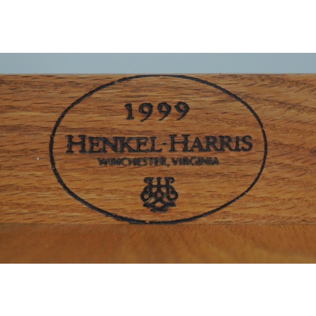 Henkel Harris Federal Style Mahogany Pembroke Drop Side Table For Sale - Image 17 of 18