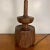 "Model D" Studio-Made Turned Walnut Table Lamp Michael Rozell For Sale - Image 11 of 12