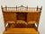 Late 20th Century Aesthetic Movement Faux Bamboo Bird's-Eye Maple Secretary Desk & Original Chair Attributed to r.j. Horner For Sale - Image 11 of 17
