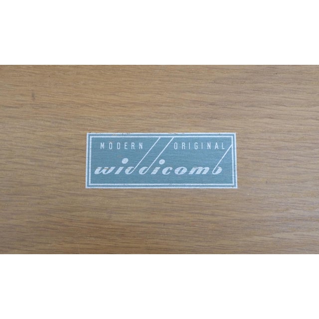 Pair of Gibbings Widdicomb Solid Brass Ring Drop Pulls Bachelor Chests Dressers For Sale - Image 11 of 18