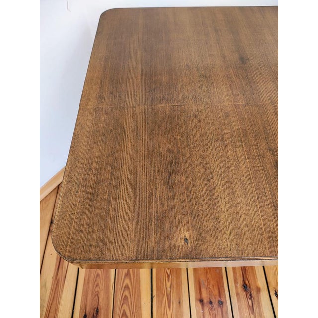 Wood Czechoslovakian Extendable Table by J. Halabala for Jitona, 1960s For Sale - Image 7 of 18