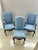 Louis XV Dining Chair in Blue Upholstery For Sale - Image 10 of 11