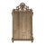 19th Century Italian Louis XVI Hand-Carved Giltwood and Painted Mirror For Sale