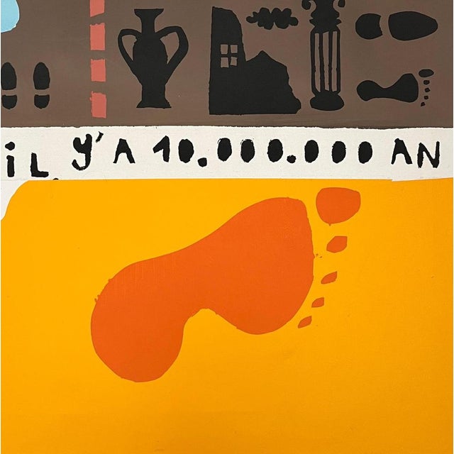 1990s Alexandre Schaller, Times, Acrylic on Canvas, 1990s For Sale - Image 5 of 11