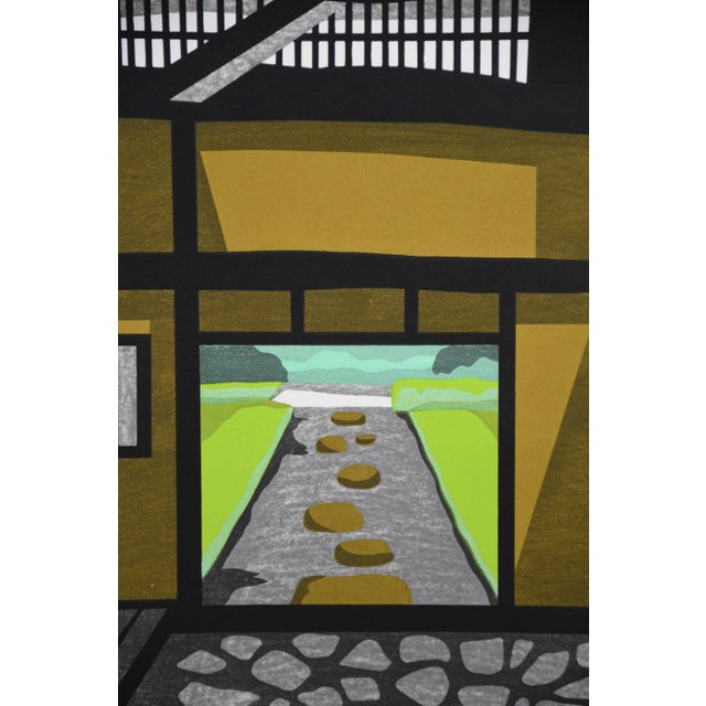 Kiyoshi Nagai, Early Summer, 1971, Woodblock Print For Sale - Image 7 of 12
