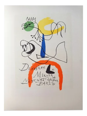 Joan Miro, Composition for DLM Expo, 1959, Lithograph