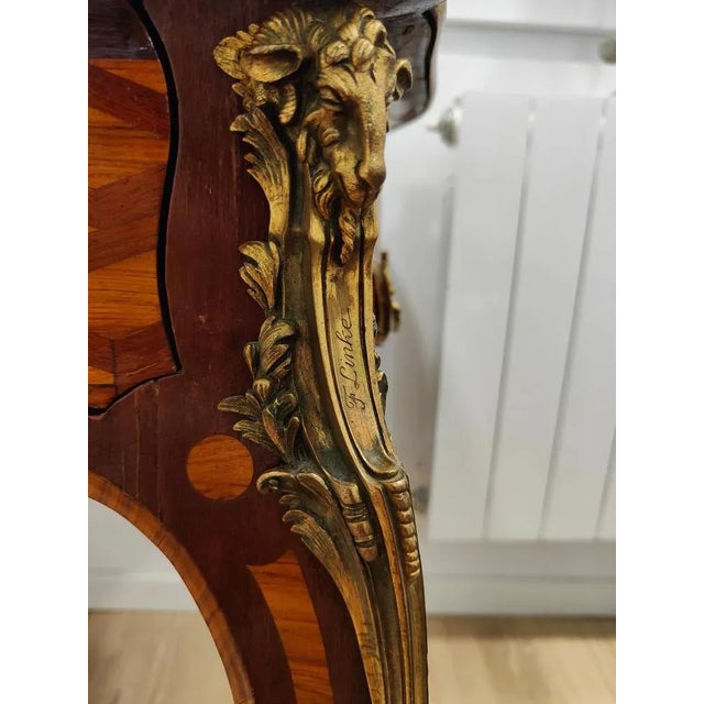 Buerau Plat Desk by Linke, 1900s For Sale - Image 11 of 13