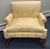 Mid 20th Century Damask Upholstered Oversized Chair / Petite Settee For Sale - Image 10 of 12