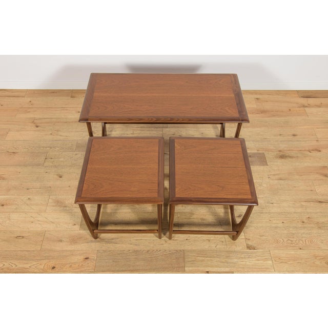 Brown Mid-Century Nesting Tables by Victor Wilkins for G-Plan, United Kingdom, 1960s, Set of 3 For Sale - Image 8 of 18