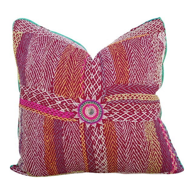 Roseate Sindh Sami Square Pillow For Sale