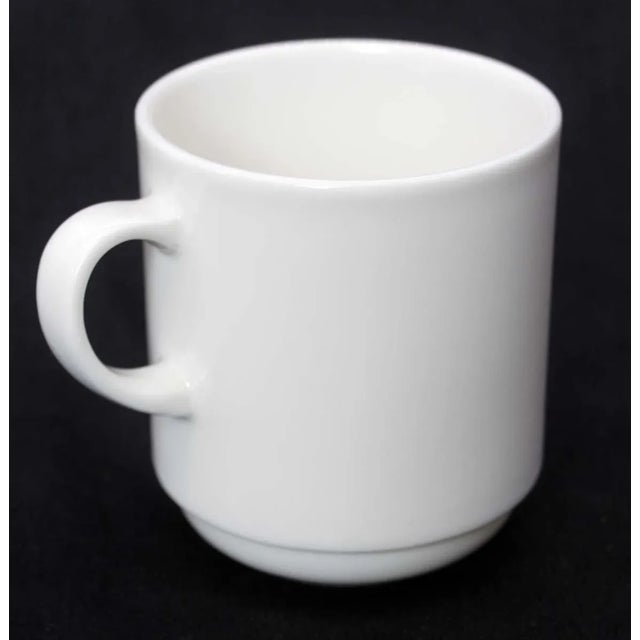 White Waldorf Astoria Fortessa Fortaluxe Superwhite Coffee Cup For Sale - Image 8 of 8