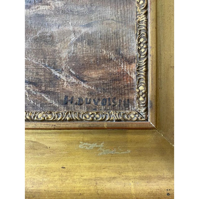 Henri Duvoisin, Geneva Countryside, Oil on Canvas, 1919 For Sale - Image 3 of 8