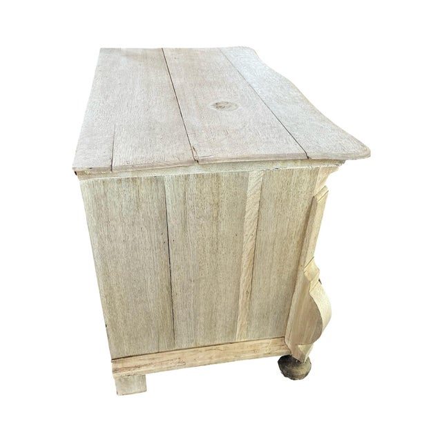 19th Century Bleached Oak Dutch Bombay Chest of Drawers For Sale - Image 15 of 18