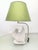 Pigeon-Shaped Porcelain Lamp with Fabric Lampshade, 1970s For Sale - Image 12 of 18