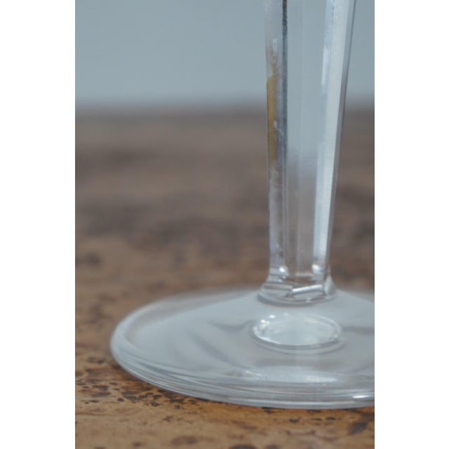 Glass Set of 8 Waterford Crystal 6 Inch Cut Crystal Wine Glasses For Sale - Image 7 of 10