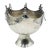 1980s Emilia Castillo, Silver-Plated "Monkey" Punch Bowl, Mexican Modernism For Sale