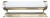 Bauhaus Nickel Wall Light with Glass Tube, 1930s For Sale