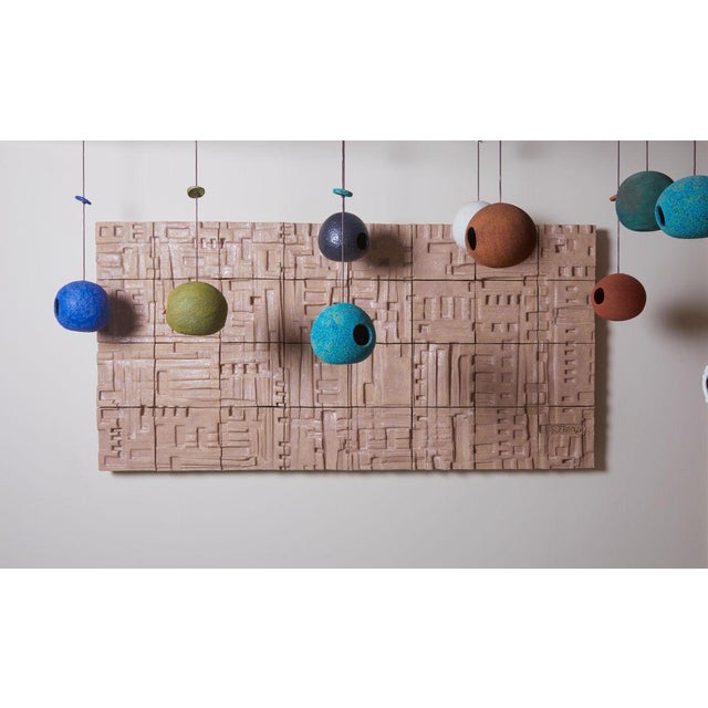 Sculpture Materials American Glazed Ceramic Bird House by Stan Bitters, 2017 For Sale - Image 7 of 8