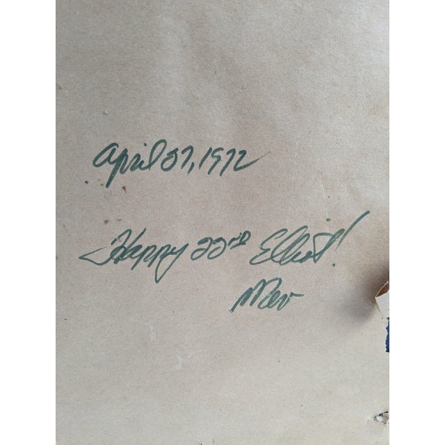 "Conspiracy" – 1972 Signed Woodblock Print, Framed For Sale - Image 12 of 12