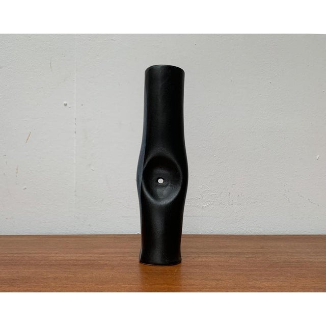 Blue Mid-Century German Studio Pottery Vase, 1960s For Sale - Image 8 of 16