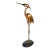 Unusual Freestanding Life Size Heron in Gold and Black Finish C 1980's For Sale