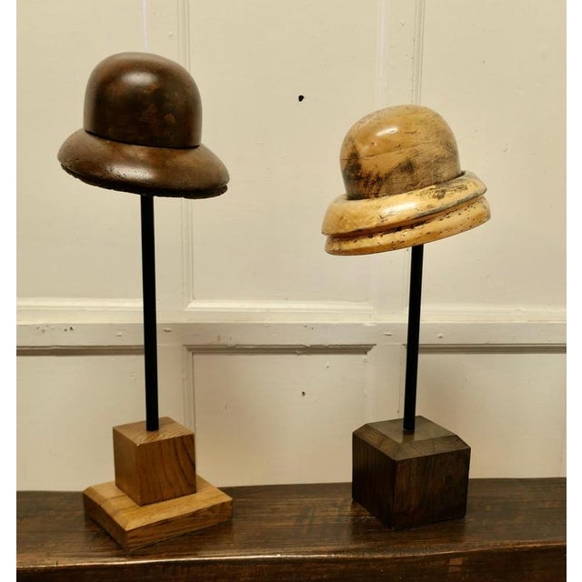French Fruit Wood Hat Display Stand, 1920s For Sale - Image 6 of 7