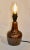 1970s Dark Brown Secle Table Lamp For Sale - Image 5 of 6