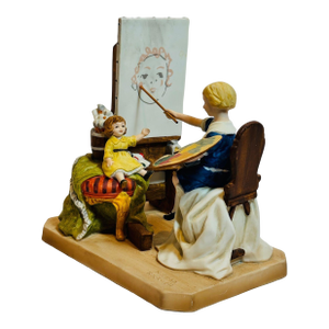 Norman Rockwell, the Artist’s Daughter, Porcelain Sculpture, 1st Edition, 1980