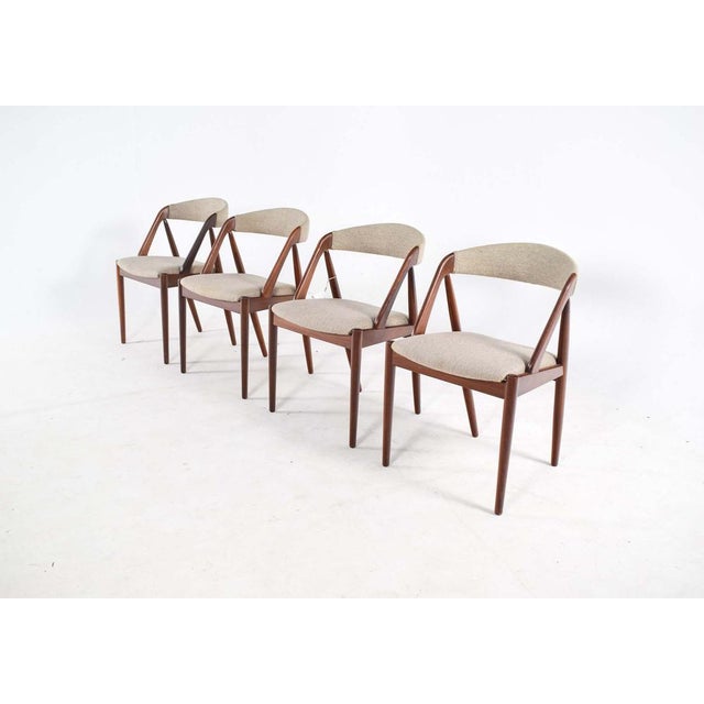Mid-Century Modern Teak Dining Chairs from Schou Andersen, Set of 4 For Sale - Image 3 of 8