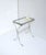 Chrome Glass Side Drinks Table, Midcentury Modern, Circa Mid-20th Century For Sale In New York - Image 6 of 10