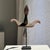 Brown Traditional Indonesian Decorative Wooden Bird on a Base with a Crest and Rounded Wings For Sale - Image 8 of 16