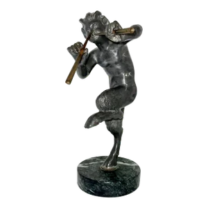 Pan Playing The Flutes, Neoclassical Sculpture