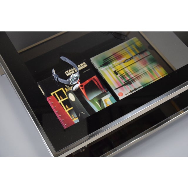 23-Karat Gold-Plated Coffee Table from Belgo Chrome, 1970s For Sale - Image 7 of 11