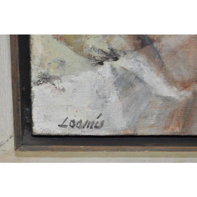 Abstract Dana A. Loomis Mid-Century Abstract Painting For Sale - Image 3 of 5