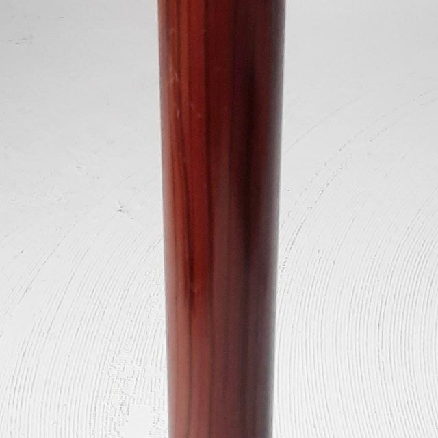 Mid-Century Modern Vintage Marble and Faux Bois Table Lamp, 1960s For Sale - Image 3 of 8