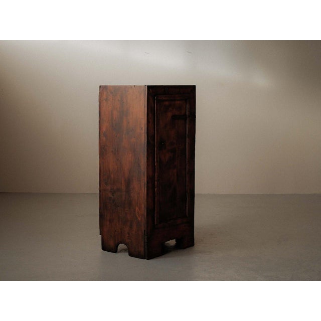 Alpine Folk Art Pine Wardrobe, Piedmont, Italy, 18th Century For Sale - Image 10 of 18