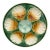 French Majolica Oyster Plate Salins, Circa 1890 For Sale