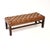 Antique Georgian Leather Bench, 1930 For Sale - Image 9 of 9