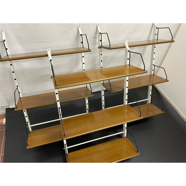 Three Modular Wall Bookcases, 1960s, Set of 3 For Sale - Image 4 of 5