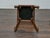 19th Century English Mahogany Stool with Turned Legs and Upholstered Seat For Sale - Image 12 of 12