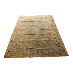 Monumental 18Th C. Italian Embroidered Wall Hanging Tapestry