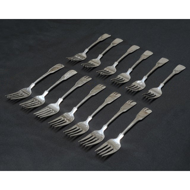 Metal 1810 International Sterling Silver Flatware Set 72 Pc For Sale - Image 7 of 18