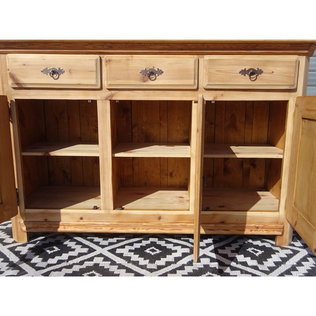 Natural Pine Sideboard, 1980s For Sale - Image 18 of 18