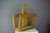 Vintage Oak and Glass Magazine Rack, 1960s For Sale - Image 4 of 10