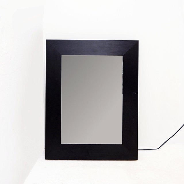 Vintage - Decoration - Home Decor Measures : 52x6cm H:67cm Infinity mirror with a black frame and LED lights, often used...
