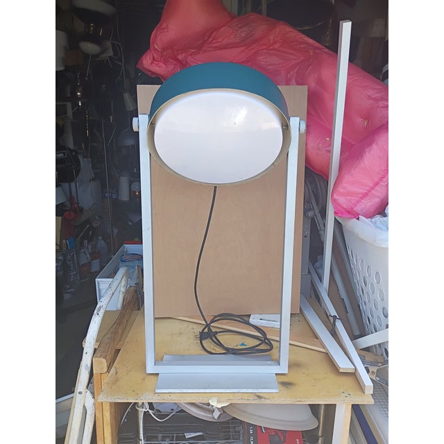 2000 - 2009 Mid Century Modern German Style Custom Made Table Lamp For Sale - Image 5 of 5