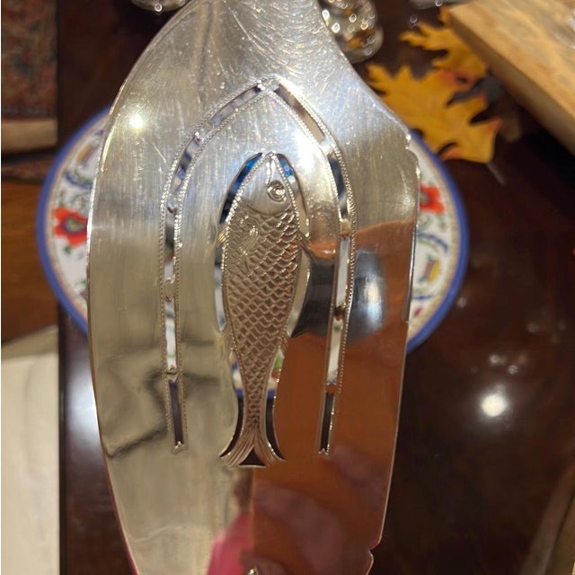 English Sterling Fish Saucer Dimensions: 12 1/2" x 3"