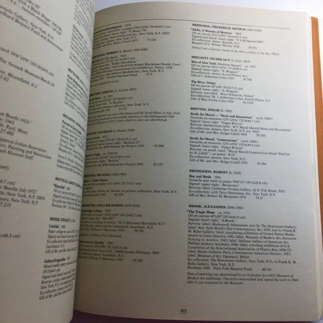 Figurative 1981 American Art in the Newark Museum Book For Sale - Image 3 of 10