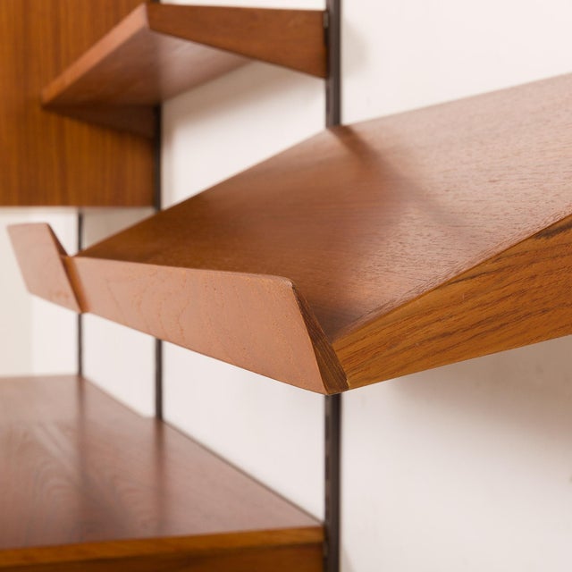 3-Bay Wall Unit with Desk by Kai Kristiansen for FM Mobler, Denmark, 1960s For Sale - Image 15 of 18